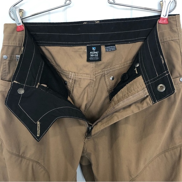 Kuhl Konfidant Air Pant Dark Khaki lightweight vented performance stretch - Picture 11 of 12